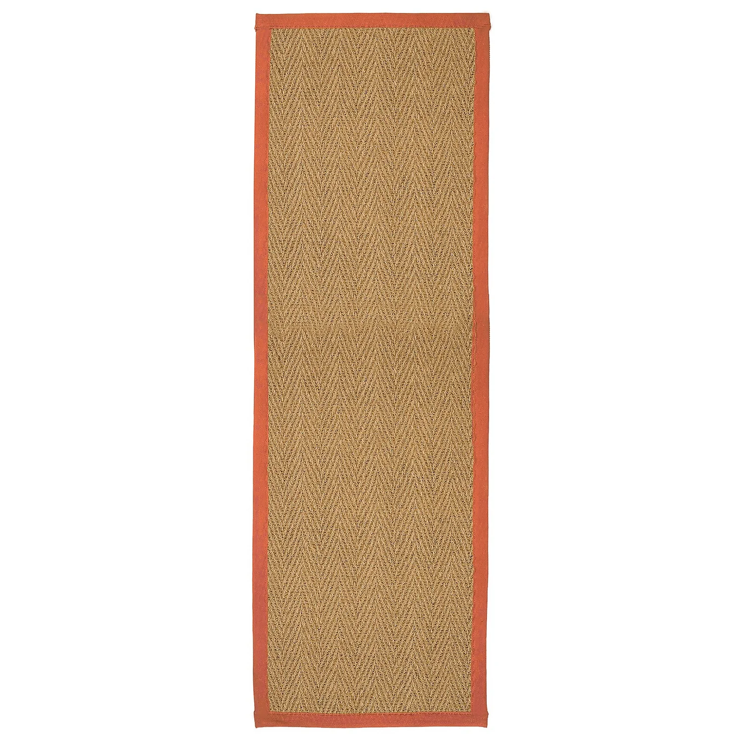 Herringbone Runner With Border - Terracotta - 60x180cm 3 Herringbone Runner With Border - Terracotta - 60x180cm