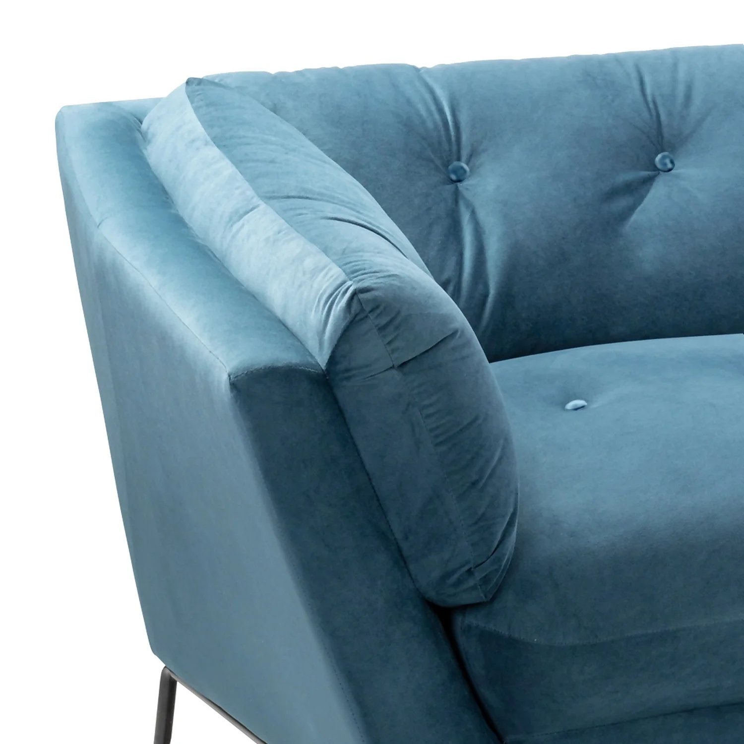 The Snuggler Button Chair - Aegean Blue 6 The Snuggler Button Chair - Aegean Blue - Image 4