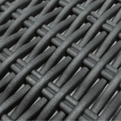 Keter California 5 Seater Double Sofa Outdoor Garden Furniture Lounge Set - Graphite With Grey Cushions -Furniture Series Sale 14539597 1165041801652007