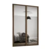 Shaker 2 Door Sliding Wardrobe Kit Mirror With Walnut Frame (W)1753 X (H)2260mm 1 Shaker 2 Door Sliding Wardrobe Kit Mirror With Walnut Frame (W)1753 X (H)2260mm -Furniture Series Sale 14817123 1275059996568394
