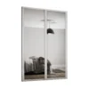 Shaker 2 Door Sliding Wardrobe Kit Mirror With Dove Grey Frame (W)1449 X (H)2260mm -Furniture Series Sale 14817139 3605059985990751