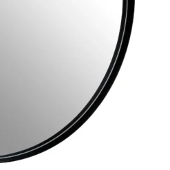 Cindy Large Round Wall Mirror - Matt Black - 70cm -Furniture Series Sale 14820937 8565058437788281