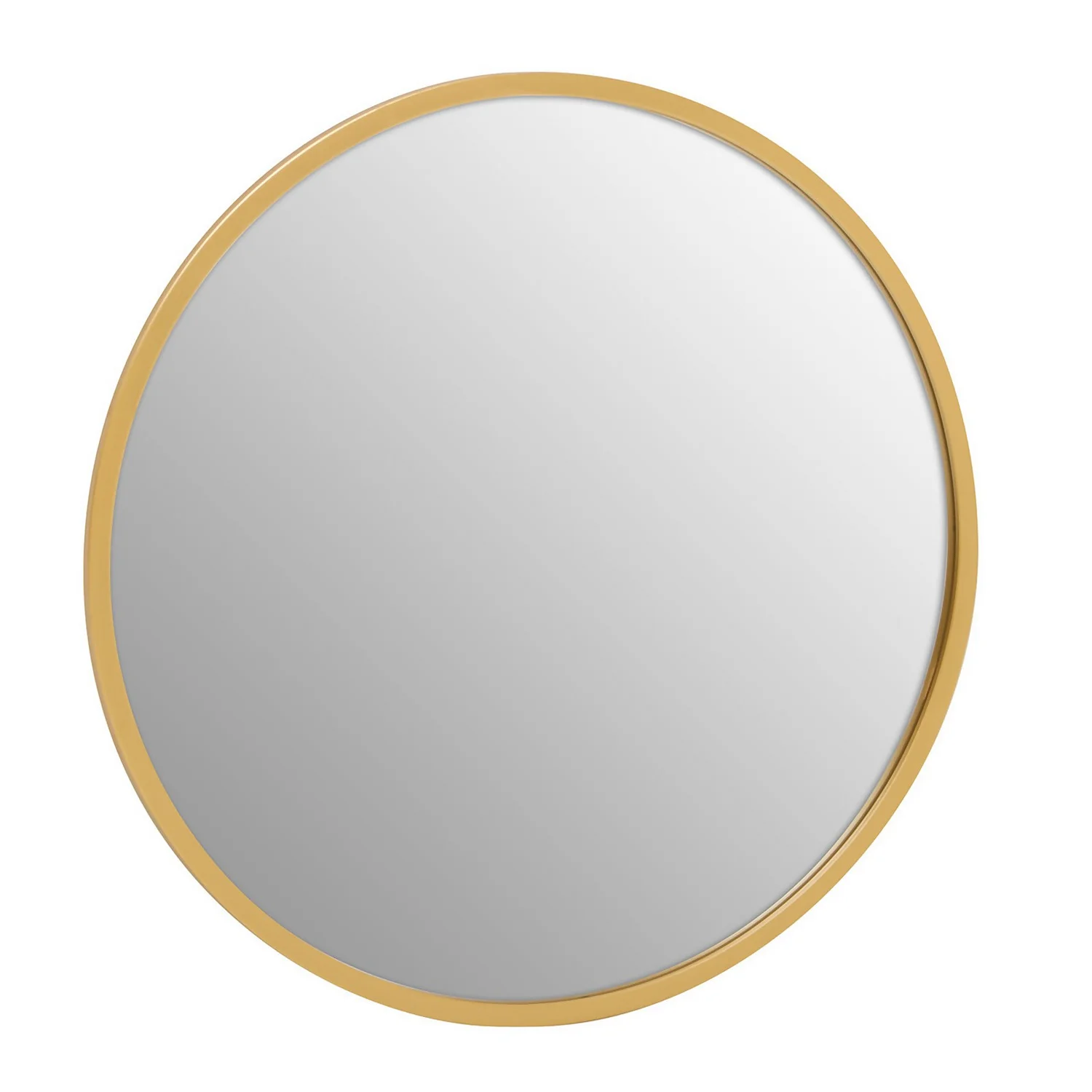 Saska Round Wall Mirror - Gold - 80cm 4 Saska Round Wall Mirror - Gold - 80cm - Image 2