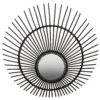 Mataram Round Rattan Wall Mirror - Black - 80cm -Furniture Series Sale 14820952 3735058698745357