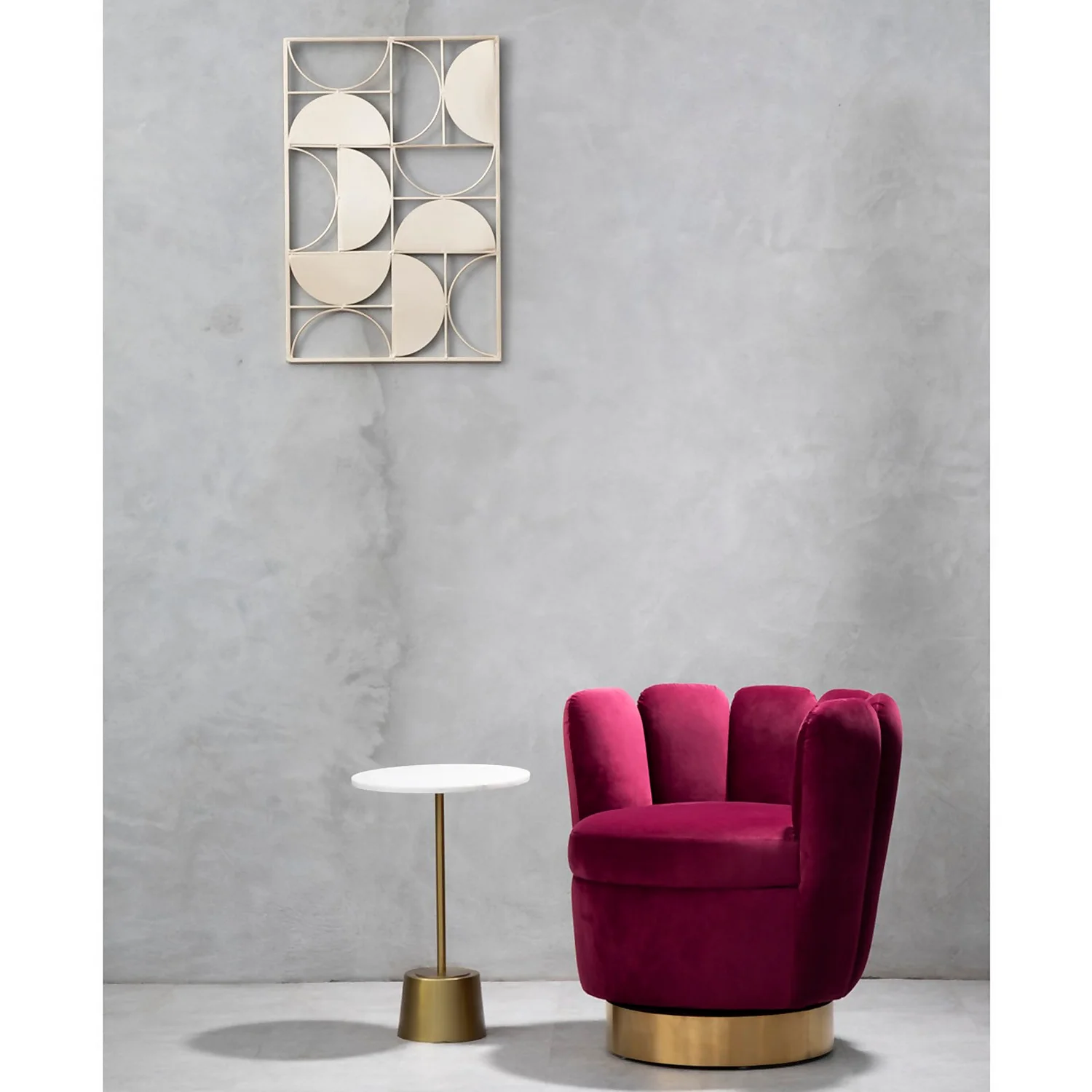 Trento Gold Metal Wall Art - 50.5x75.5cm 4 Trento Gold Metal Wall Art - 50.5x75.5cm - Image 2