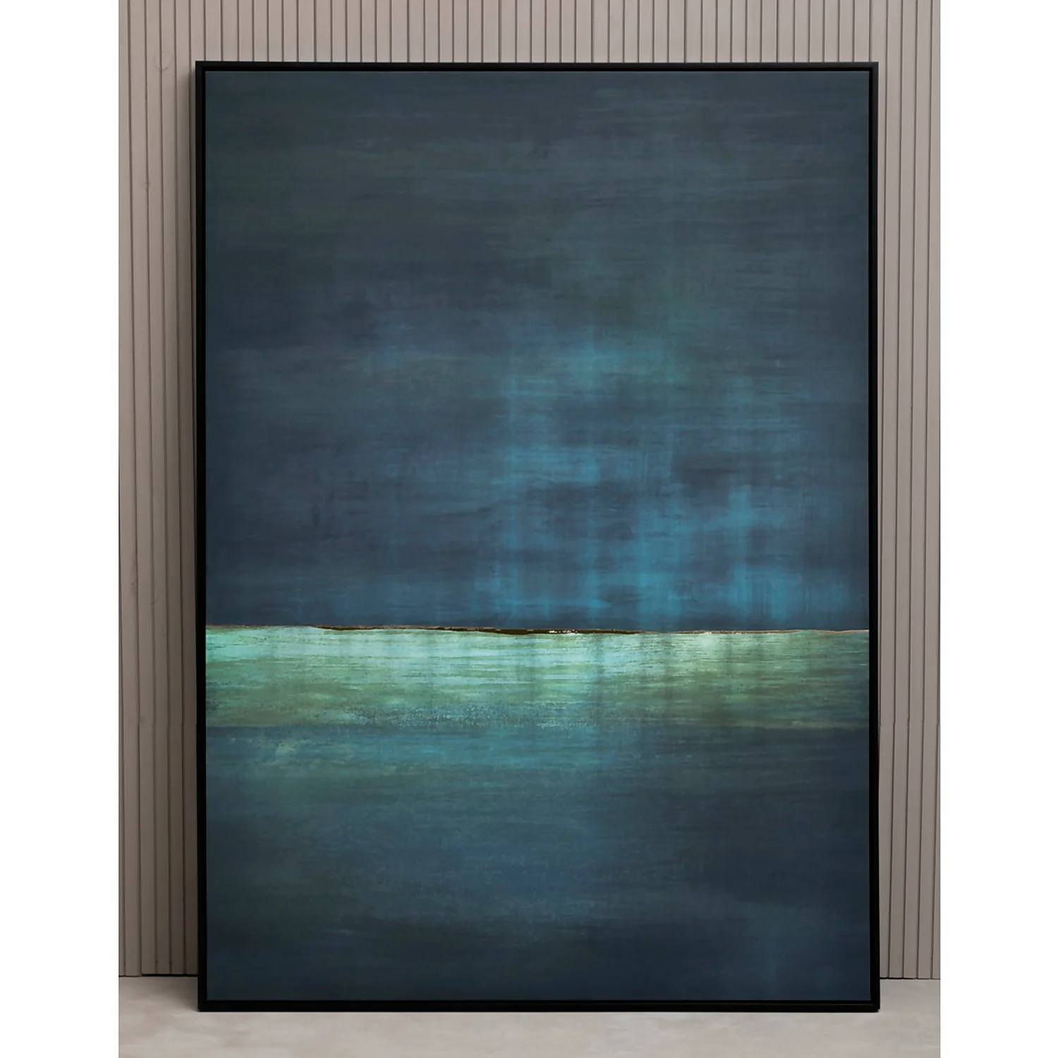 Astratto Canvas Wall Art - Teal - 102.6x142.6cm 5 Astratto Canvas Wall Art - Teal - 102.6x142.6cm - Image 3