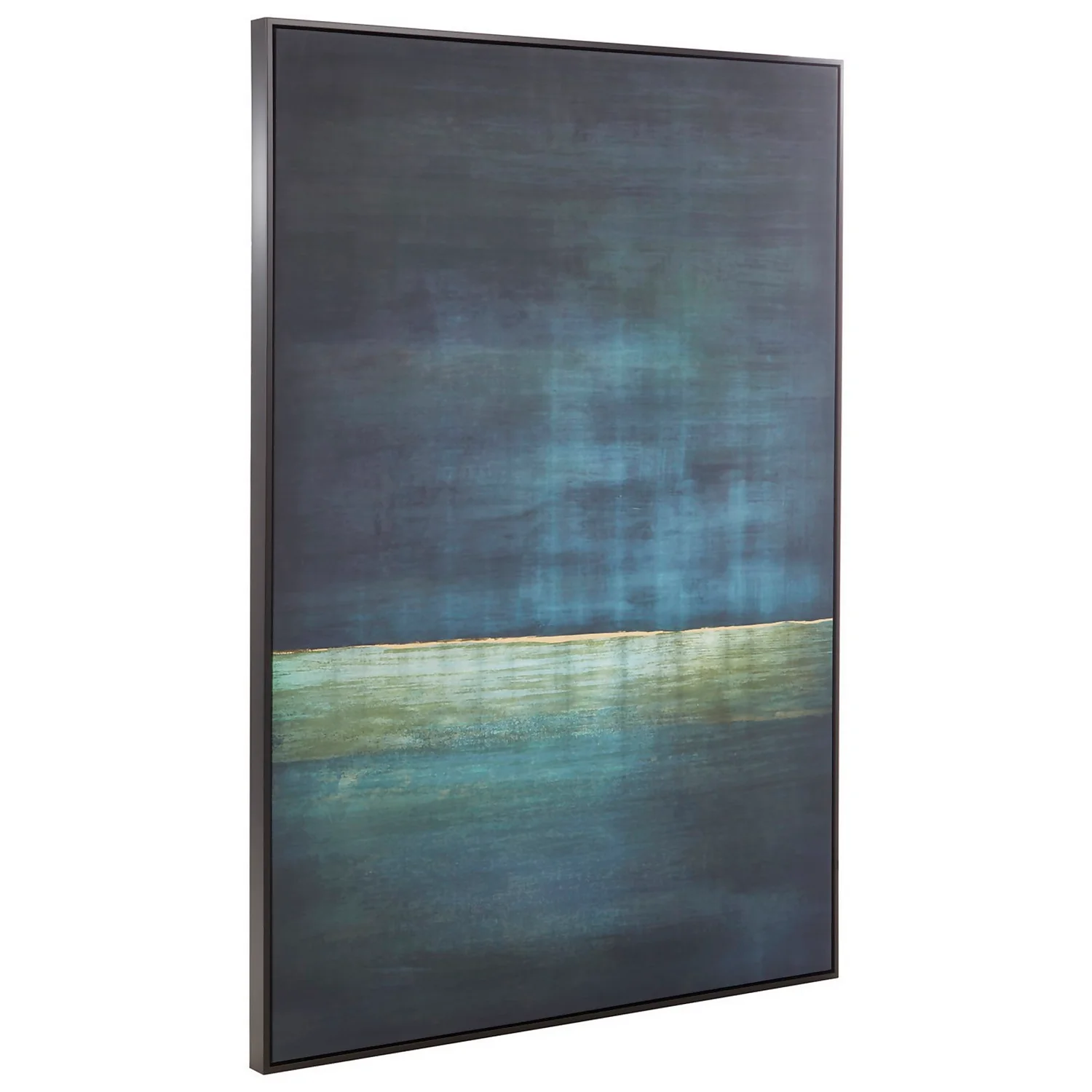 Astratto Canvas Wall Art - Teal - 102.6x142.6cm 4 Astratto Canvas Wall Art - Teal - 102.6x142.6cm - Image 2