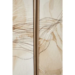 Astratto Set Of 2 Scribble Design Wall Art - Natural - 63x93cm -Furniture Series Sale 14821054 2145057938683942
